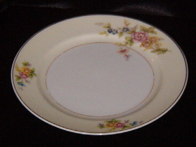 W H Japan Wishbone & Horseshoe Dessert Plate