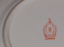 W H Japan Wishbone & Horseshoe Dessert Plate