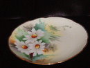 Hand Painted Daisy Plate Signed