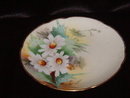 Hand Painted Daisy Plate Signed