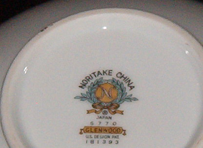 Noritake China Glenwood Sugar Bowl w/lid