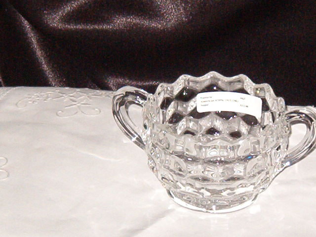 Fostoria American Clear Sugar Bowl