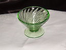 Anchor Hocking Spiral Green Tall Sherbet