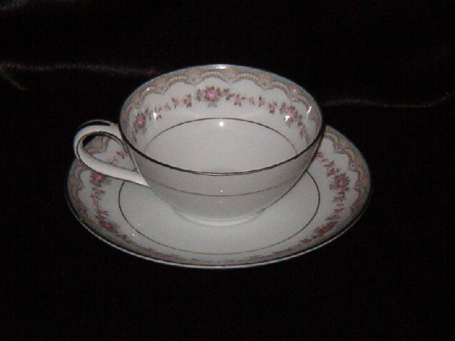 Noritake China Glenwood Cup & Saucer