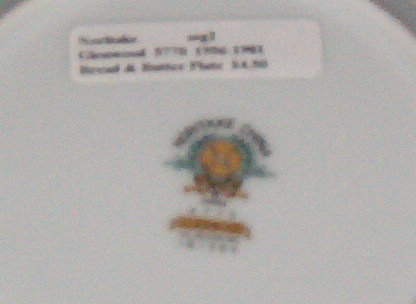 Noritake China Glenwood Bread and Butter Plate