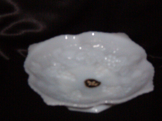 Anchor Hocking Vintage Milk Glass Square Footed Bowl