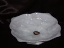 Anchor Hocking Vintage Milk Glass Square Footed Bowl