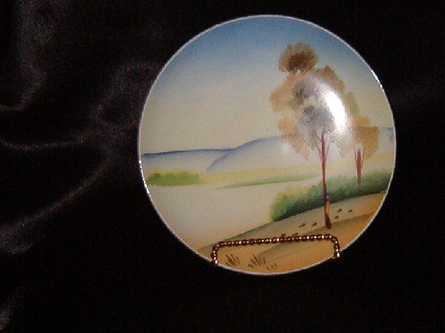 Meito China Hand Painted Jonroth Studios Plate