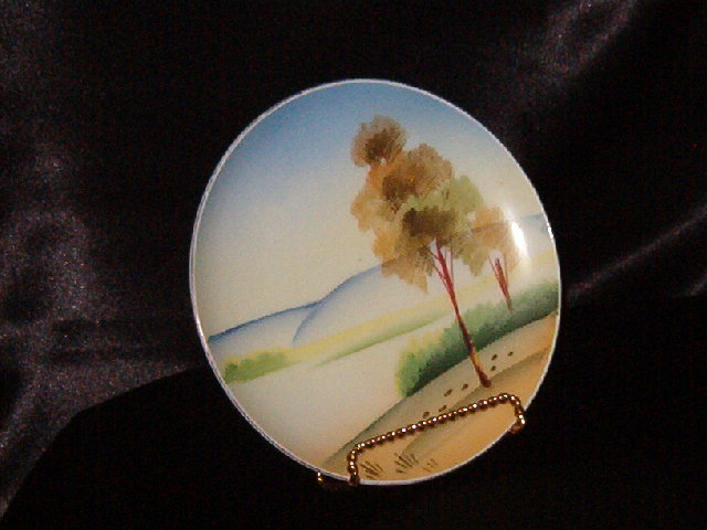 Meito China Hand Painted Jonroth Studios Plate