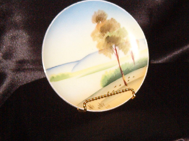 Meito China Hand Painted Jonroth Studios Plate