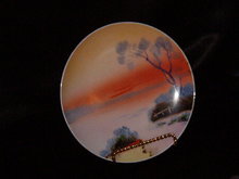 Meito China Hand Painted Jonroth Studios Plate