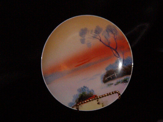 Meito China Hand Painted Jonroth Studios Plate