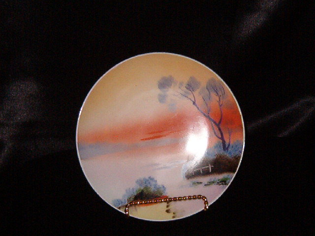 Meito China Hand Painted Jonroth Studios Plate