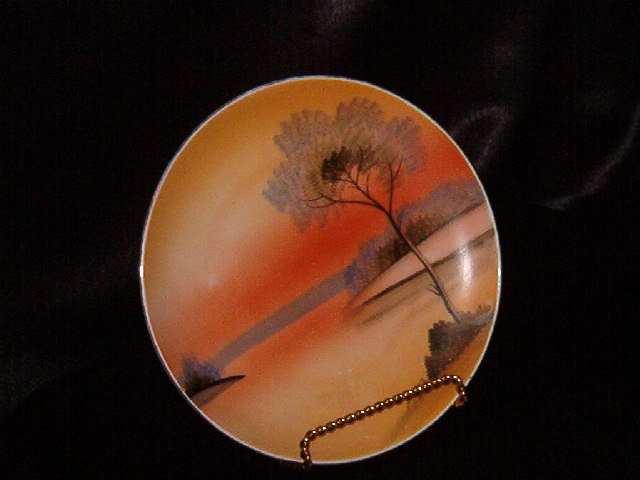 Meito China Hand Painted Jonroth Studios Plate