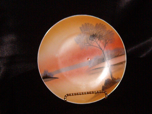 Meito China Hand Painted Jonroth Studios Plate