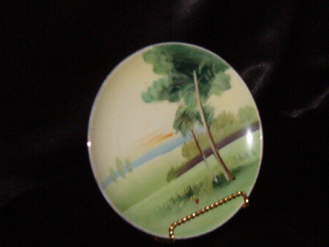 Meito China Hand Painted Jonroth Studios Plate
