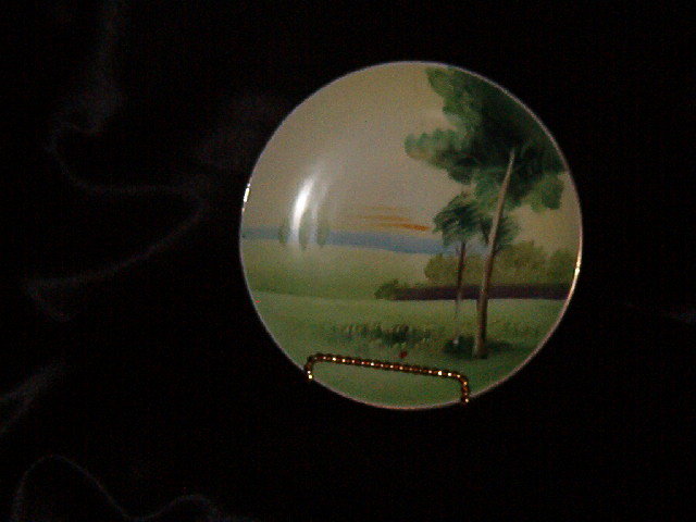Meito China Hand Painted Jonroth Studios Plate