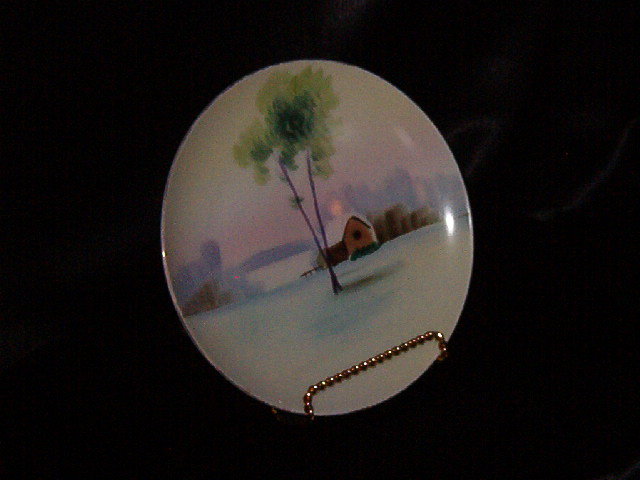 Meito China Hand Painted Jonroth Studios Plate