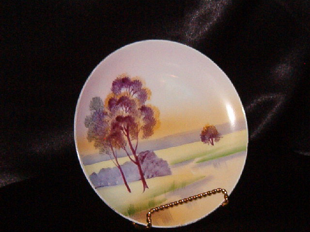 Meito China Hand Painted Jonroth Studios Plate
