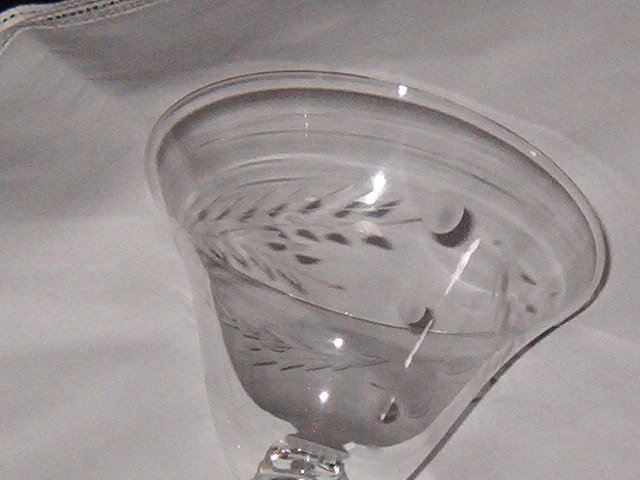 Etched Crystal Liquor Coctail