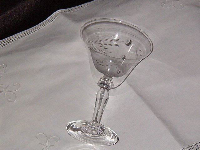 Etched Crystal Liquor Coctail