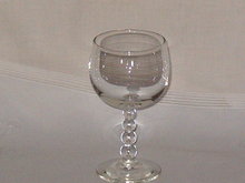 Libbey Rock Sharpe Knob Hill 3009 Wine Rhine Goblet