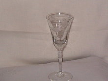 Imperial Glass Etched Goblet