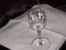 Etched Crystal Water Goblet
