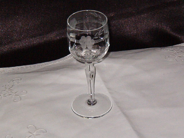 Etched Crystal Cordial