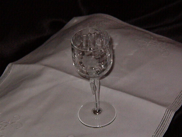 Etched Crystal Cordial