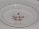 Style House Brocade Gravy Boat w/Attached Underplate