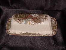 Johnson Brothers The Friendly Village 1/4 Pound Butter Dish