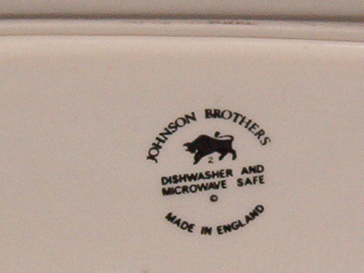 Johnson Brothers The Friendly Village 1/4 Pound Butter Dish