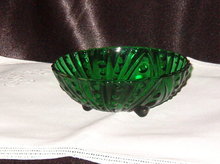 Anchor Hocking Burple Green Small Desert Bowl