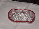 McKee Glass Co Fentec Olive Dish