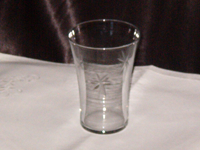 Etched Juice Glass