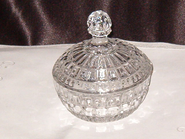 Lead Crystal Candy Dish