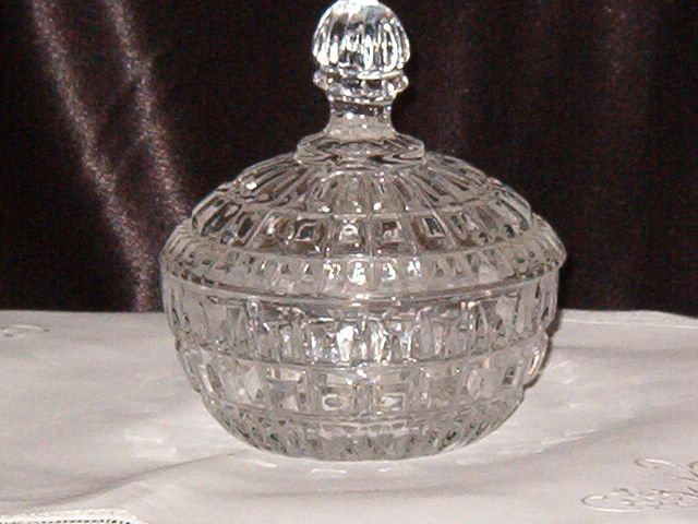 Lead Crystal Candy Dish