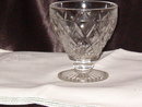 Hazel Atlas Diamond Thumbprint Champagne/Tall Sherbet