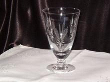 Crystal Star Etched Stemware Ice Tea