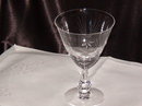 Crystal Star Etched Stemware Water Goblet