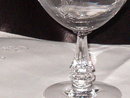 Crystal Star Etched Stemware Champagne/Sherbet