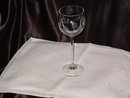 Crystal Romanian Empress Etched Wine