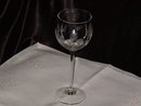 Crystal Romanian Empress Etched Wine