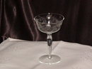 Vintage Etched Stemware Champagne Tall Sherbet