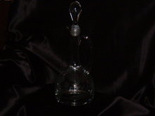 Crystal Romanian Empress Pattern Decanter