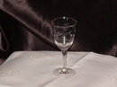 Vintage Etched Stemware Wine