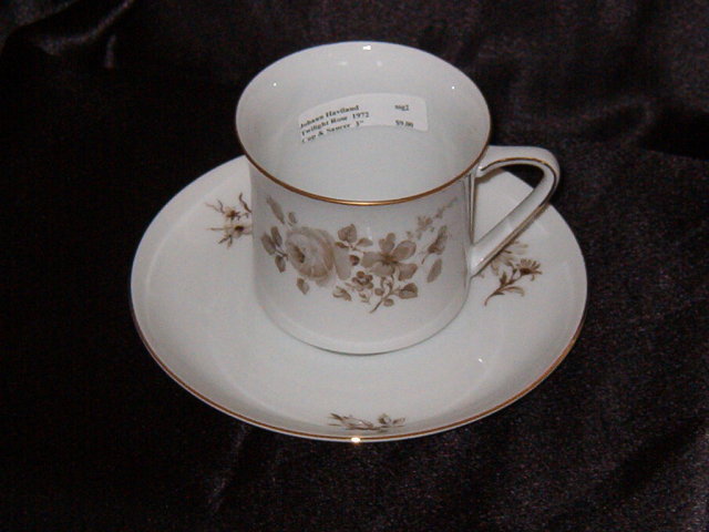 Johann Haviland Twilight Rose Cup & Saucer