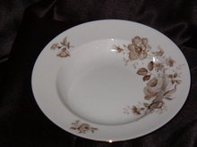Johann Haviland Twilight Rose Rimmed Soup Bowl