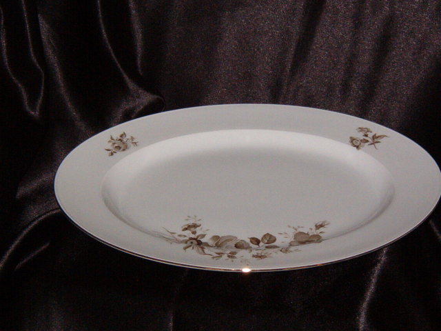 Johann Haviland Twilight Rose Oval Serving Platter